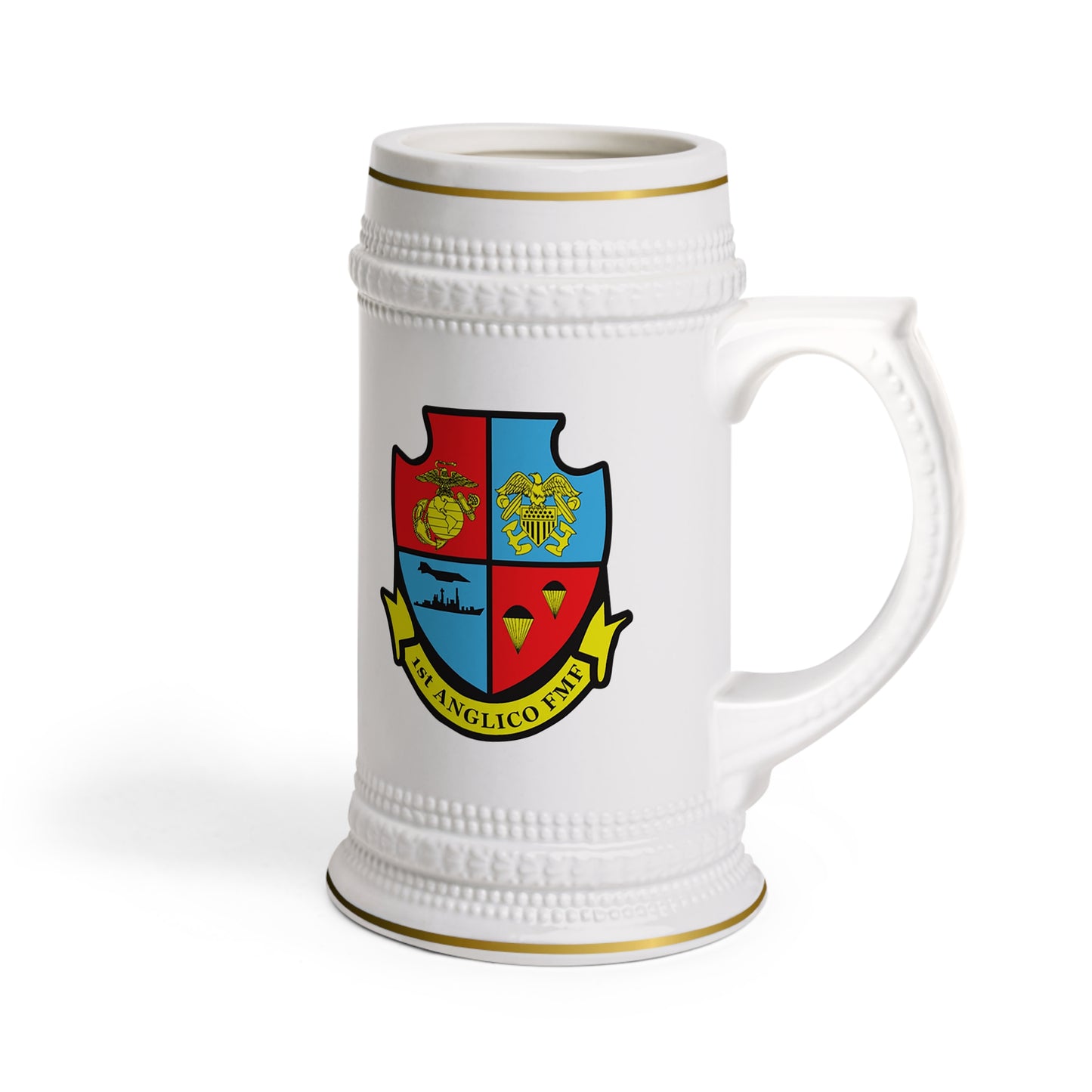 1st ANGLICO 22oz Beer Stein