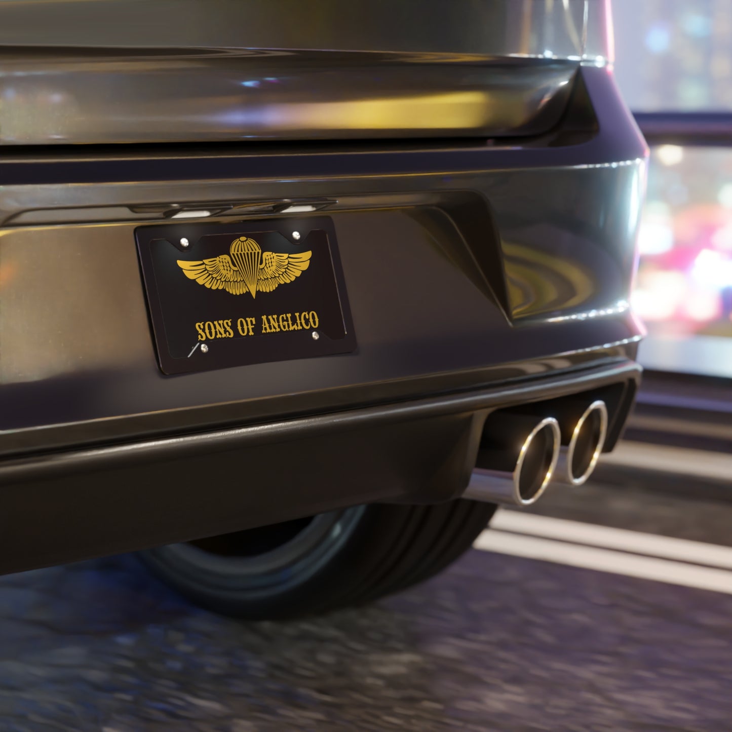 Sons of ANGLICO License Plate