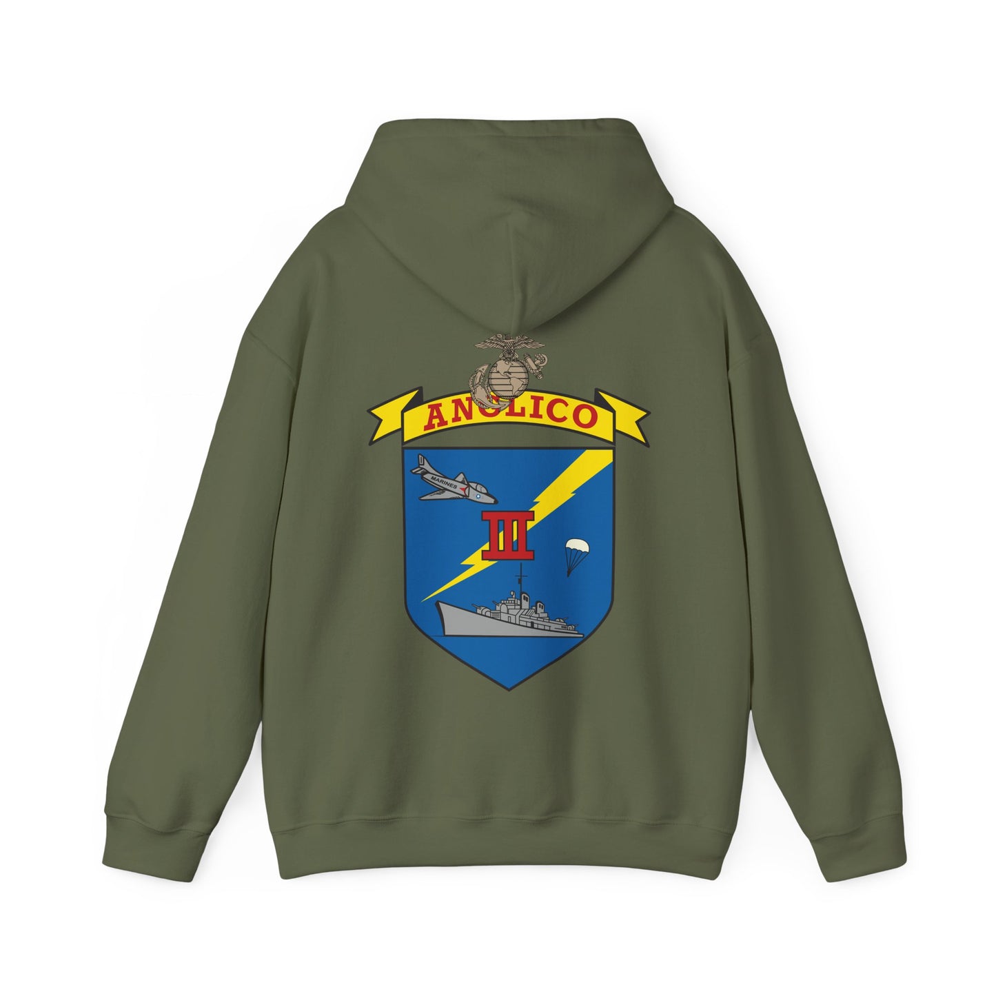 3D ANGLICO Crest Hoodie