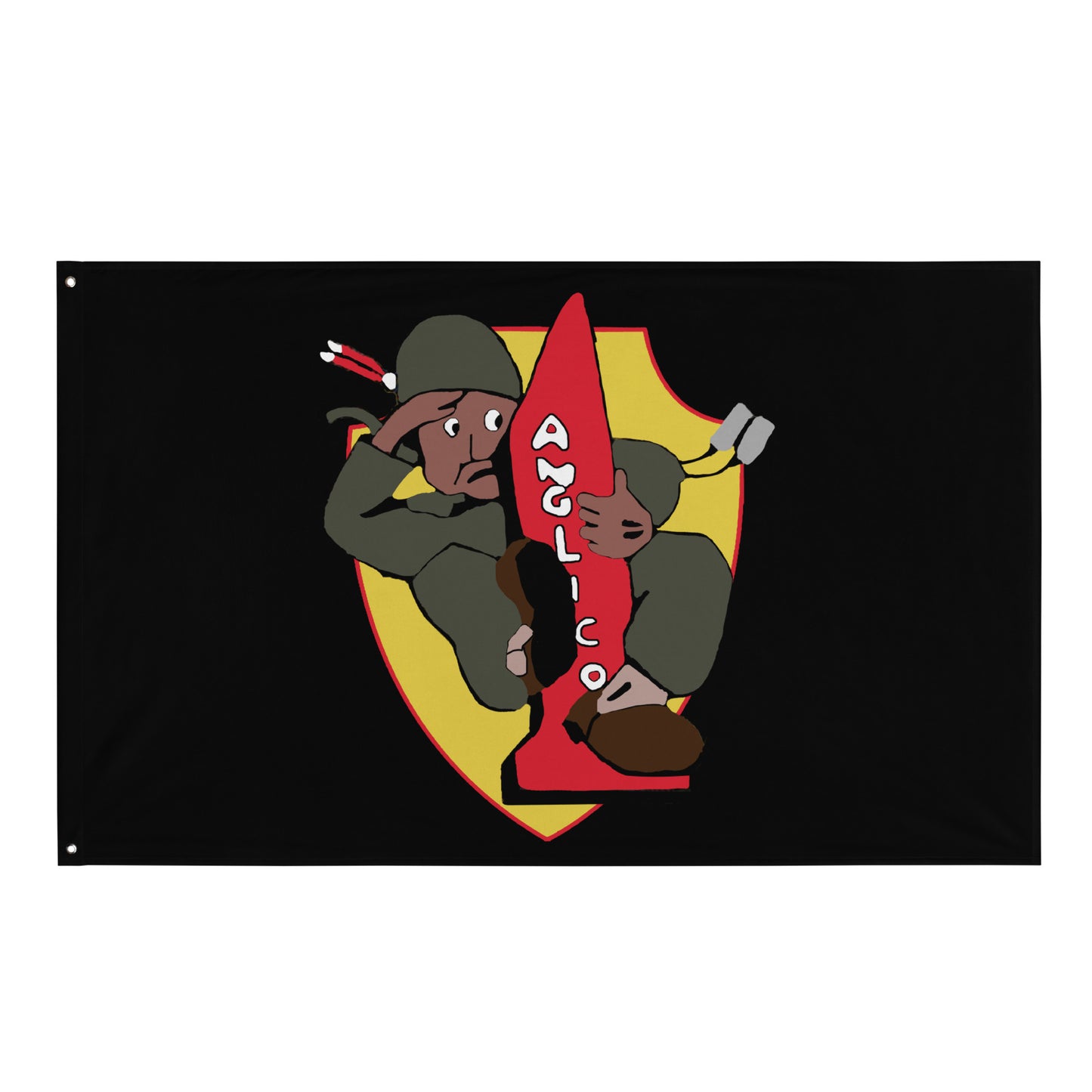 1st ANGLICO Retro Patch Flag