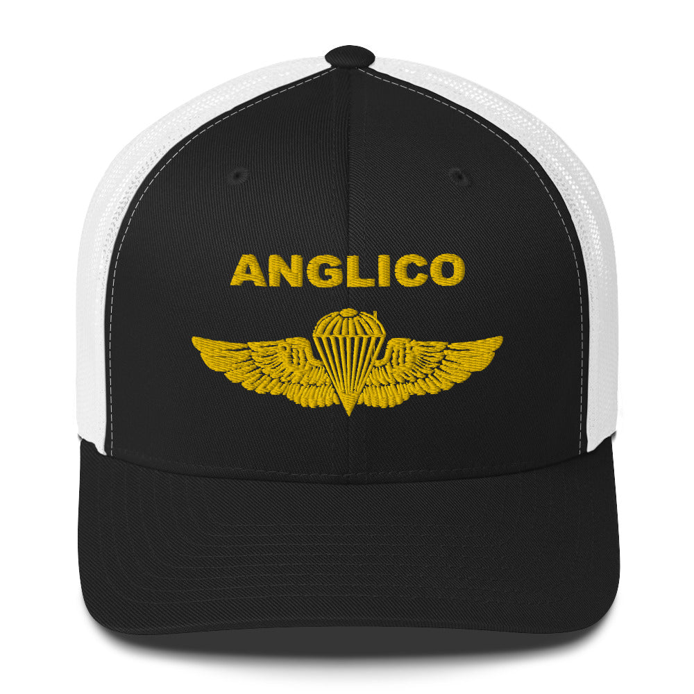 ANGLICO Gold Jump Wings Trucker Cap
