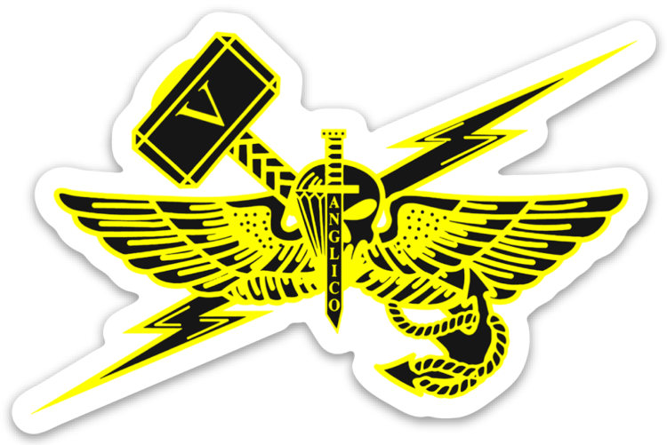 5th ANGLICO Jack Sticker Logo