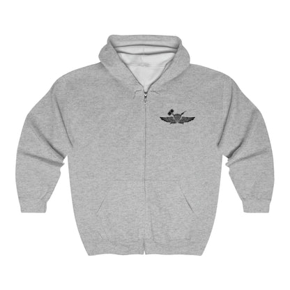 1st ANGLICO Hammer and Lightning Zip Hoodie