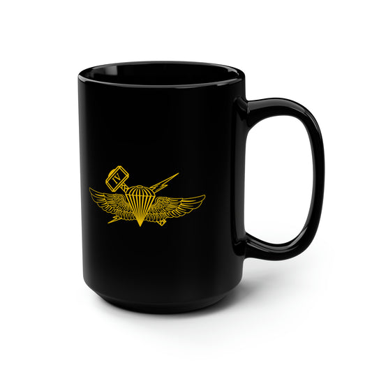 4th ANGLICO Black Mug