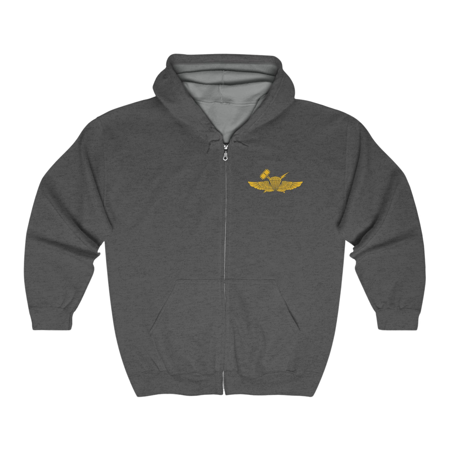 1st ANGLICO Hammer and Lightning Zip Hoodie