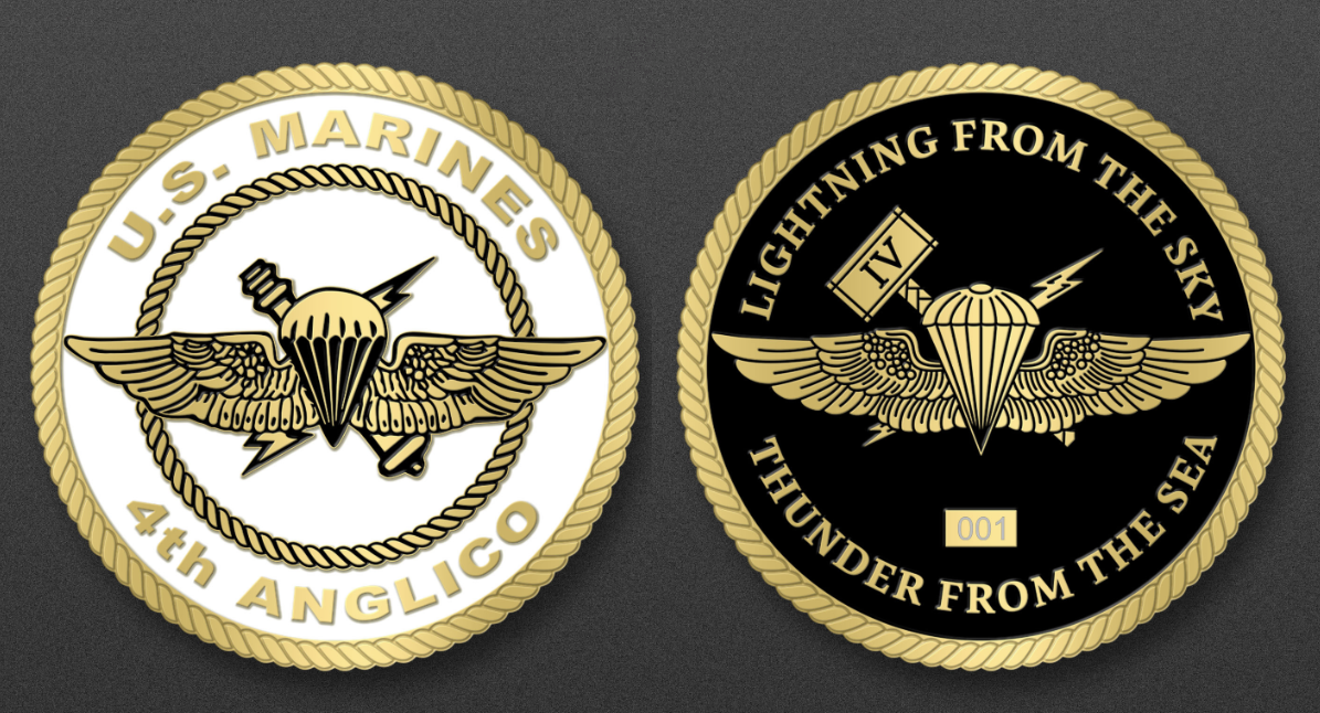 4th ANGLICO Challenge Coin