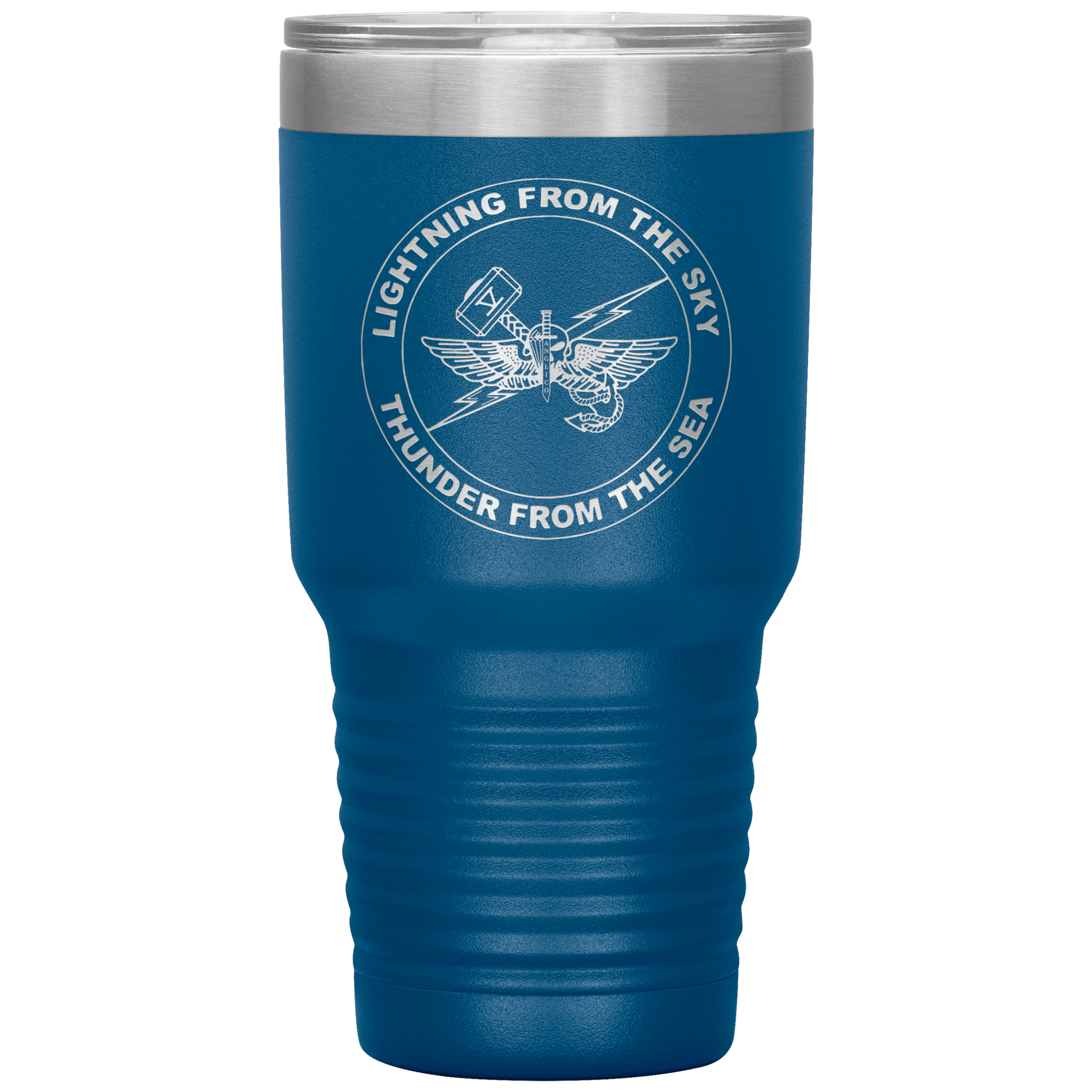 Blue 5th ANGLICO 30oz Engraved Tumbler