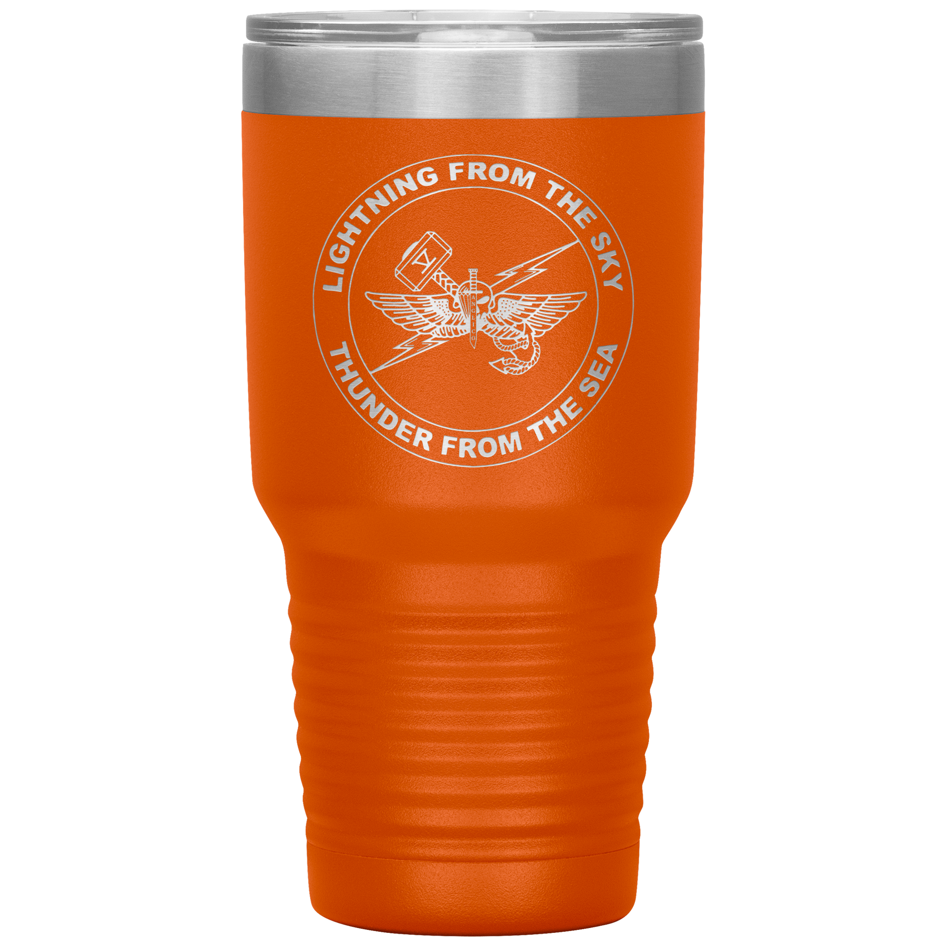Orange 5th ANGLICO 30oz Engraved Tumbler