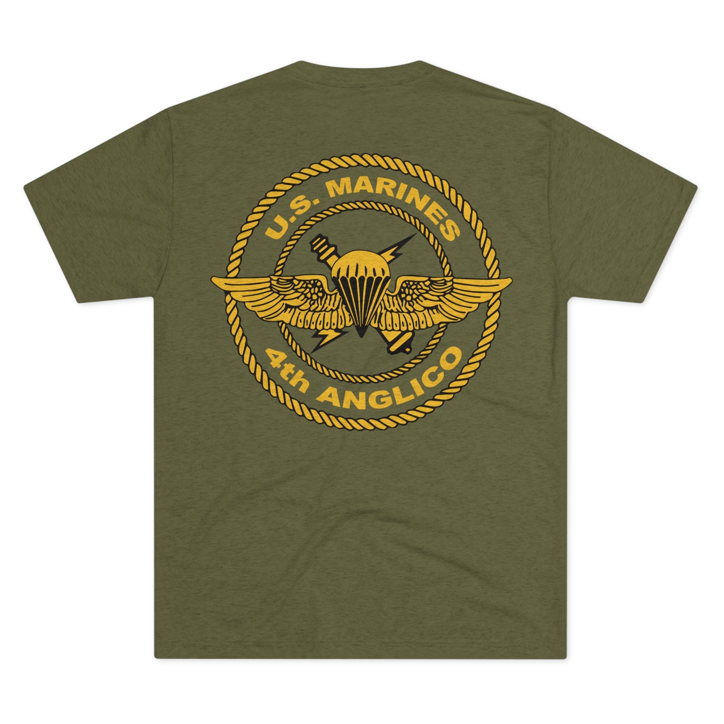 4th ANGLICO Crest Tee (Athletic)