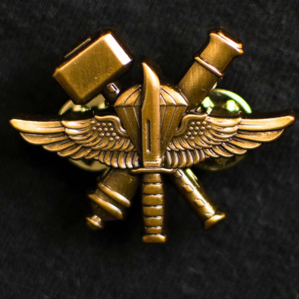 Antique Gold ANGLICO Lapel Pin