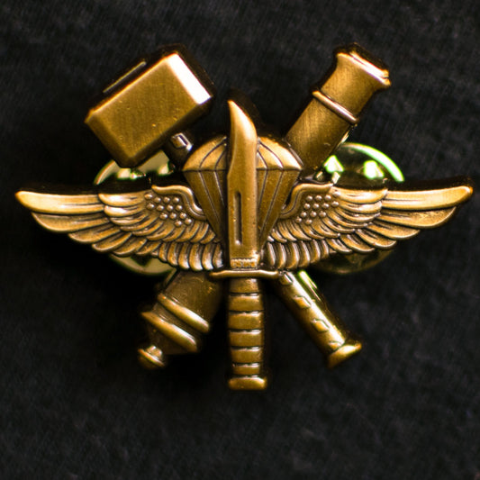 Antique Gold ANGLICO Lapel Pin