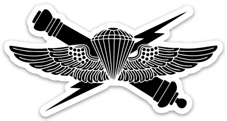 Air Naval Gunfire Liaison Company Black Jack Sticker