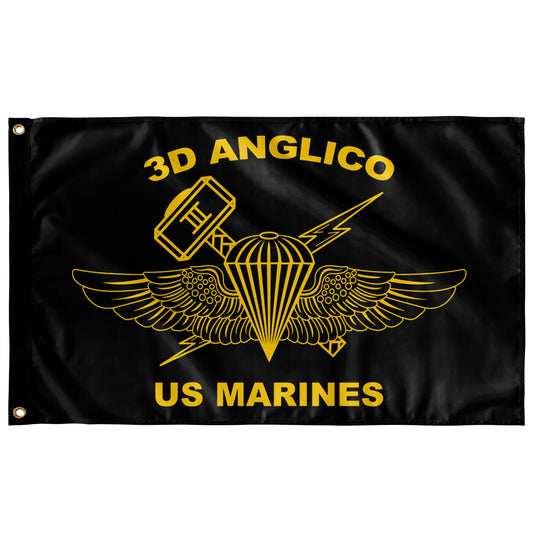 Black 3d ANGLICO Flag