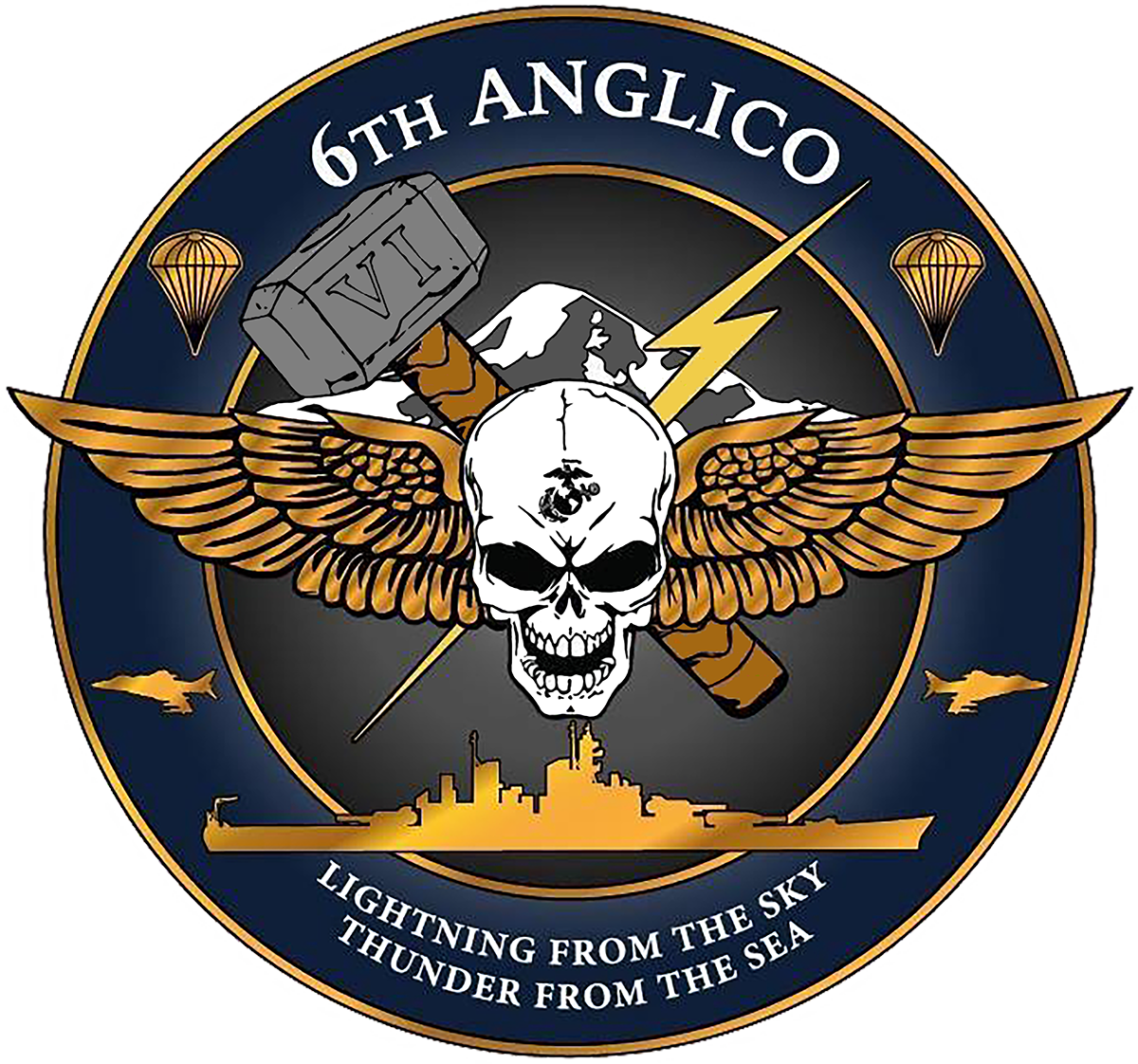 6th ANGLICO Sticker