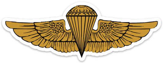 Navy and Marine Corps Parachutist Badge Sticker