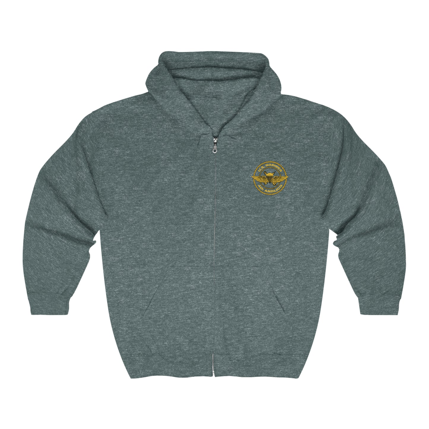 4th ANGLICO Zip Hoodie